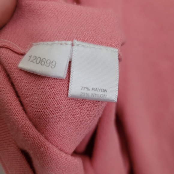 Ann Taylor LOFT Top Womens XL Pink Sleeveless Knit Tank Top - Picture 6 of 7